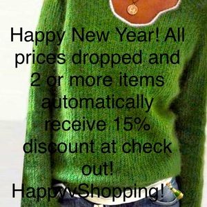 Make me a reasonable offer!! PRICES DROPPED!
15% any 2 or more items @ checkout!